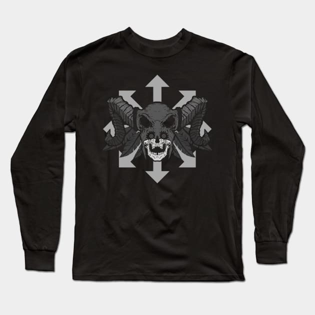 Undead Witch Doctor Long Sleeve T-Shirt by Zorbius15